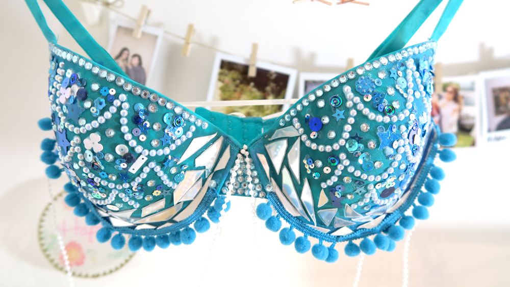 Festival Mermaid Rave Bra / Paige Joanna DIY