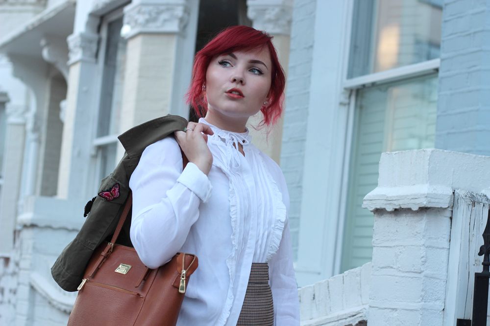 Paige Joanna DP Ruffle Blouse Autumn