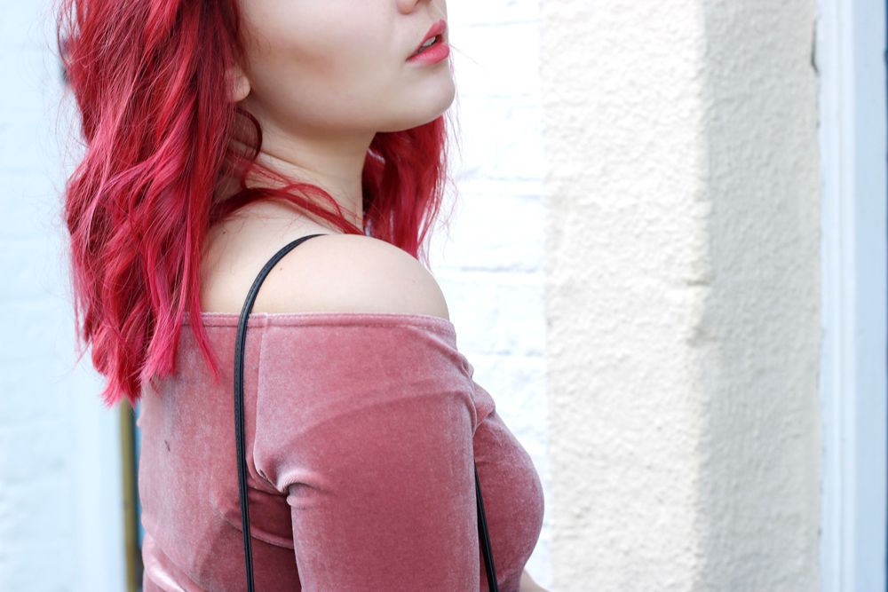 Wearing Pink Winter Outfit Paige Joanna Dorothy Perkins