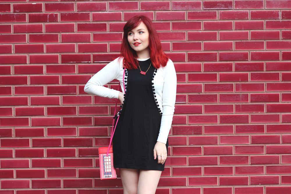  photo Paige Joanna Missguided Pom Pom Pinafore Dress and White Top_zpsllaybjha.jpg