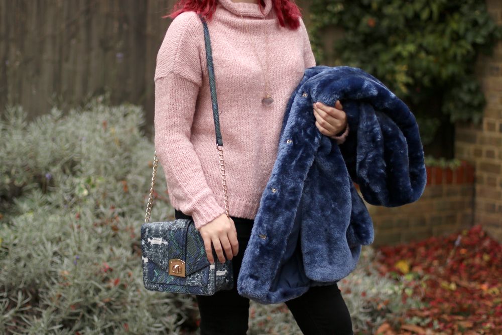  photo Paige Joanna Missguided pink jumper and blue flurry coat_zpsgzqlms8g.jpg