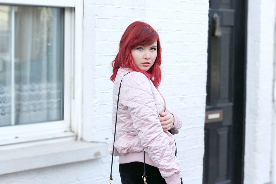 Wearing Pink Winter Outfit Paige Joanna Dorothy Perkins