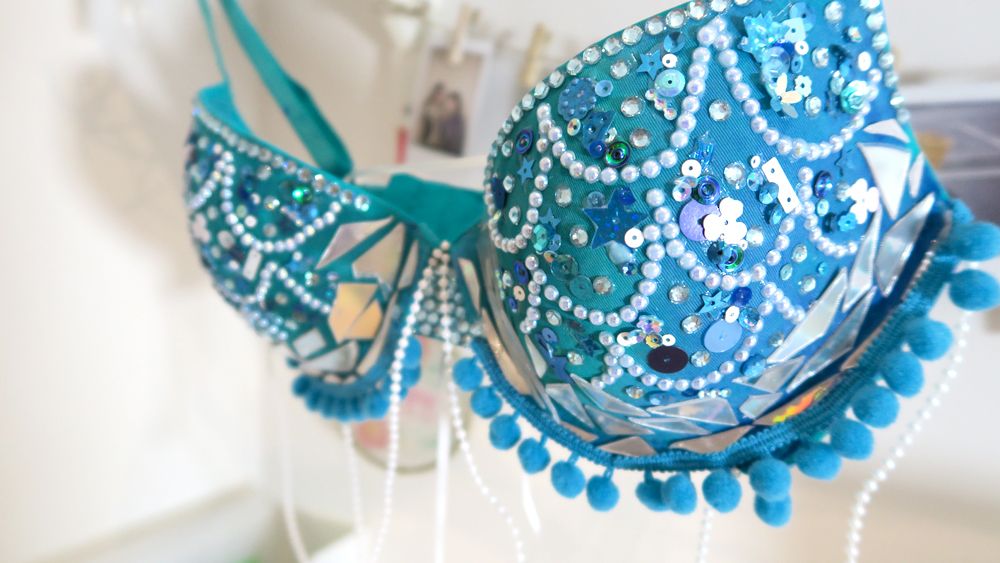 Festival Mermaid Rave Bra / Paige Joanna DIY