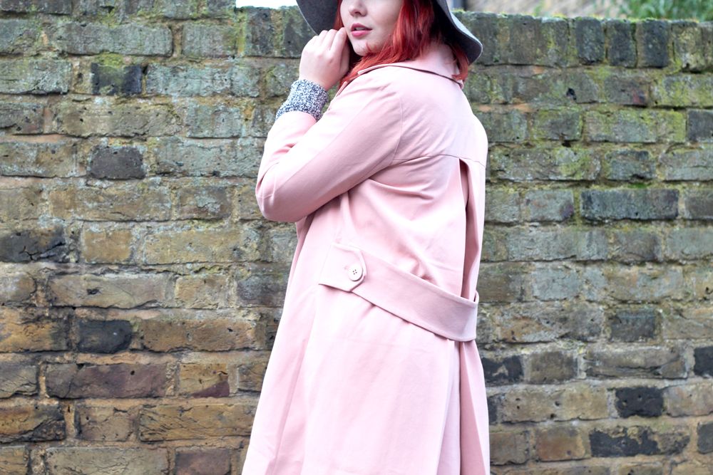 Paige Joanna Pink Asos Coat Boots and Primark Jumper