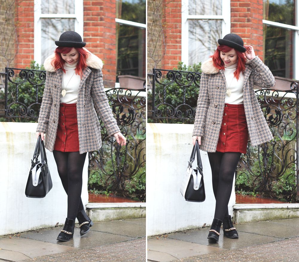 Paige Joanna Topshop Skirt Outfit Retro Preppy