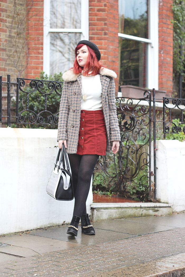 Paige Joanna Topshop Skirt Outfit Retro Preppy