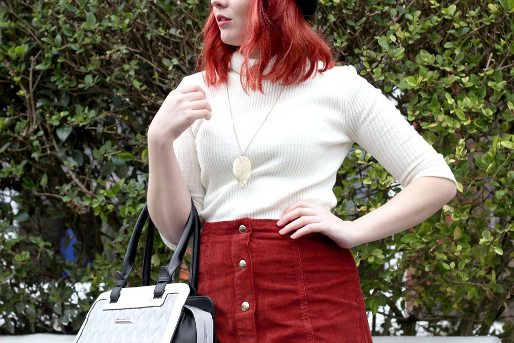 Paige Joanna Topshop Skirt Outfit Retro Preppy