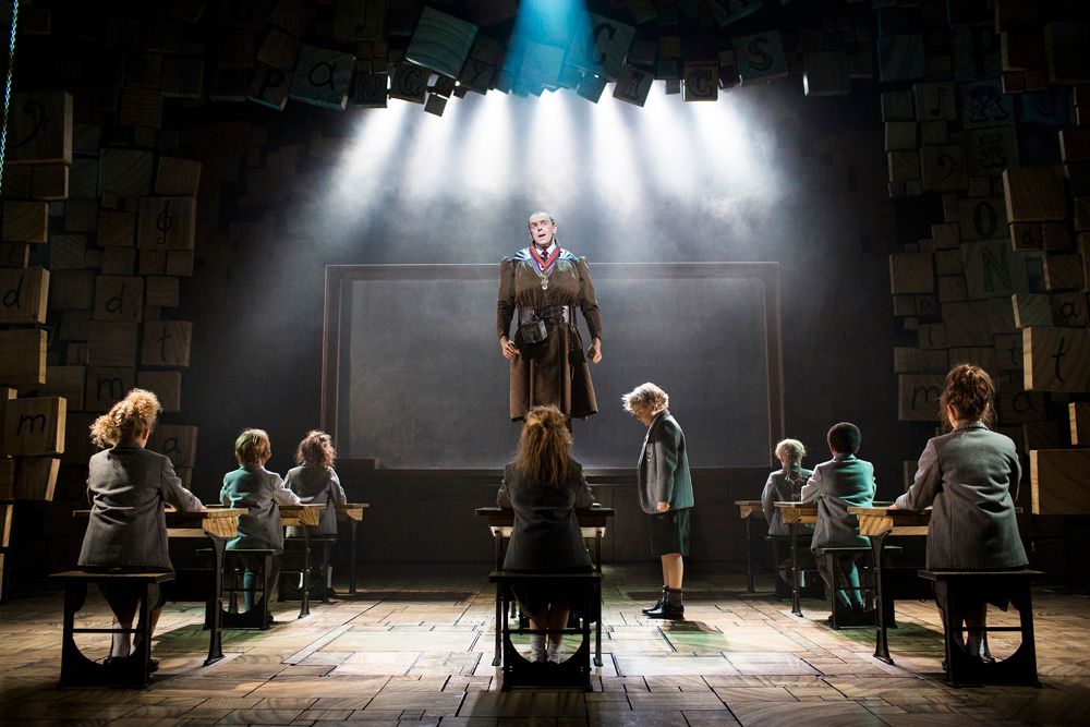 Paige Joanna Craige Els Miss Trunchbull in the Royal Shakespeare Companys production of Matilda The Musical. Credit Manuel