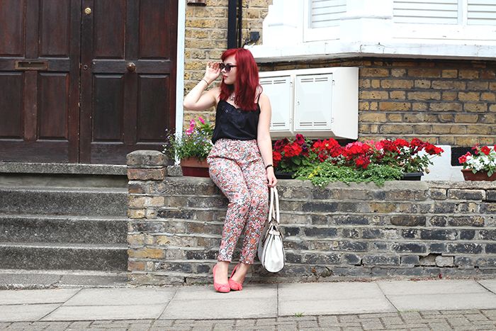 Paige Joanna floral joggers Dorothy Perkins 