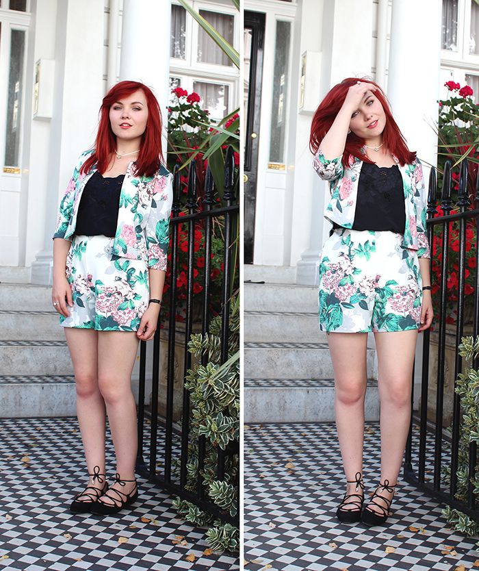 Paige Joanna Asos floral co-ord london