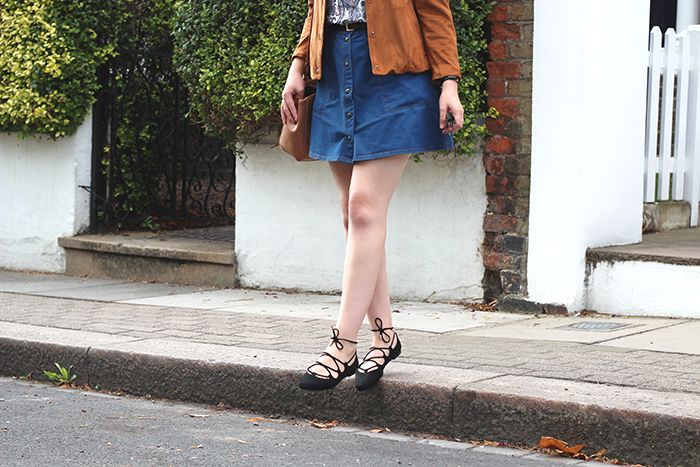 paige joanna topshop skirt zara lace up black shoes