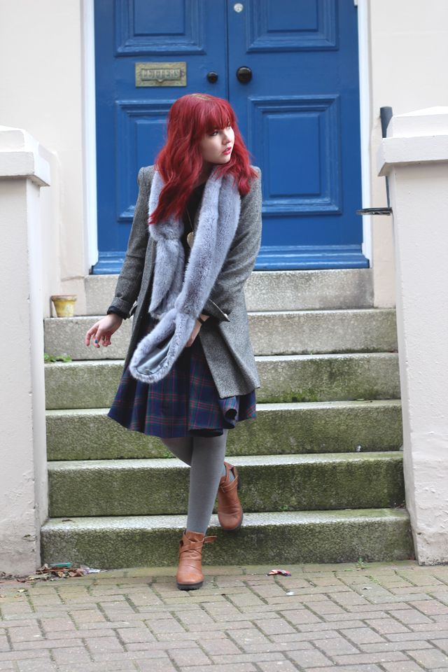 Check Tea Dress Chic Wish