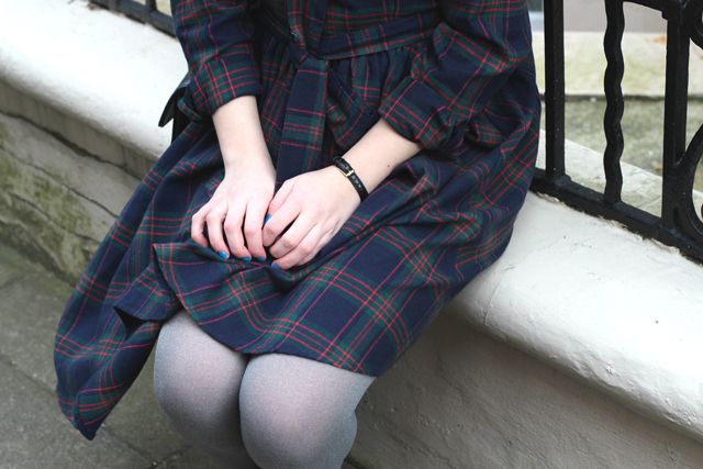 Check Tea Dress Chic Wish