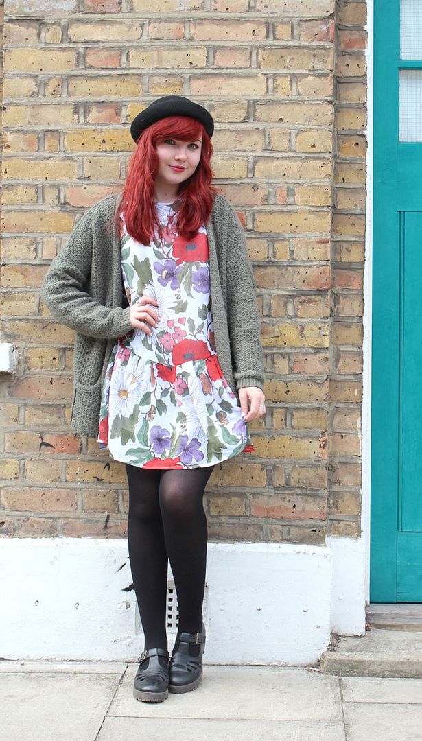 photo botanical floral mod dolly dress