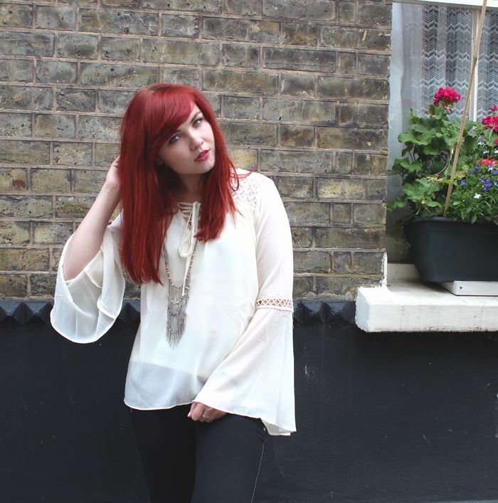 paige joanna boho top and necklace