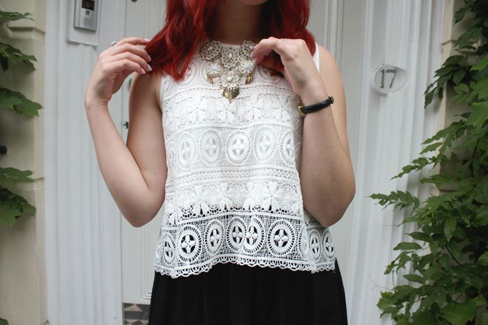 Lace Ark Top, Paige Joanna