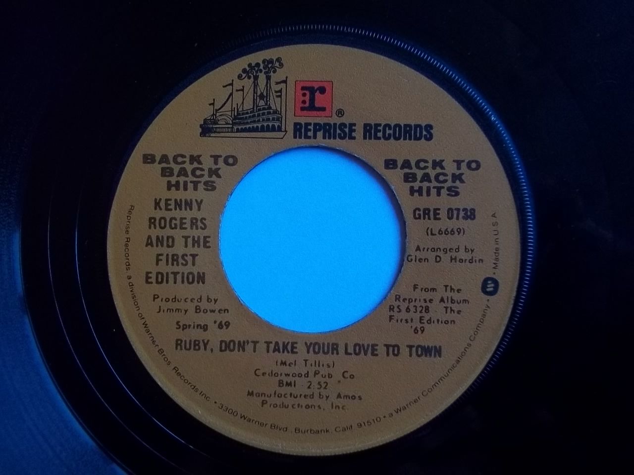 Kenny Rogers - Ruby Don't Take Your Love To Town / Reuben James