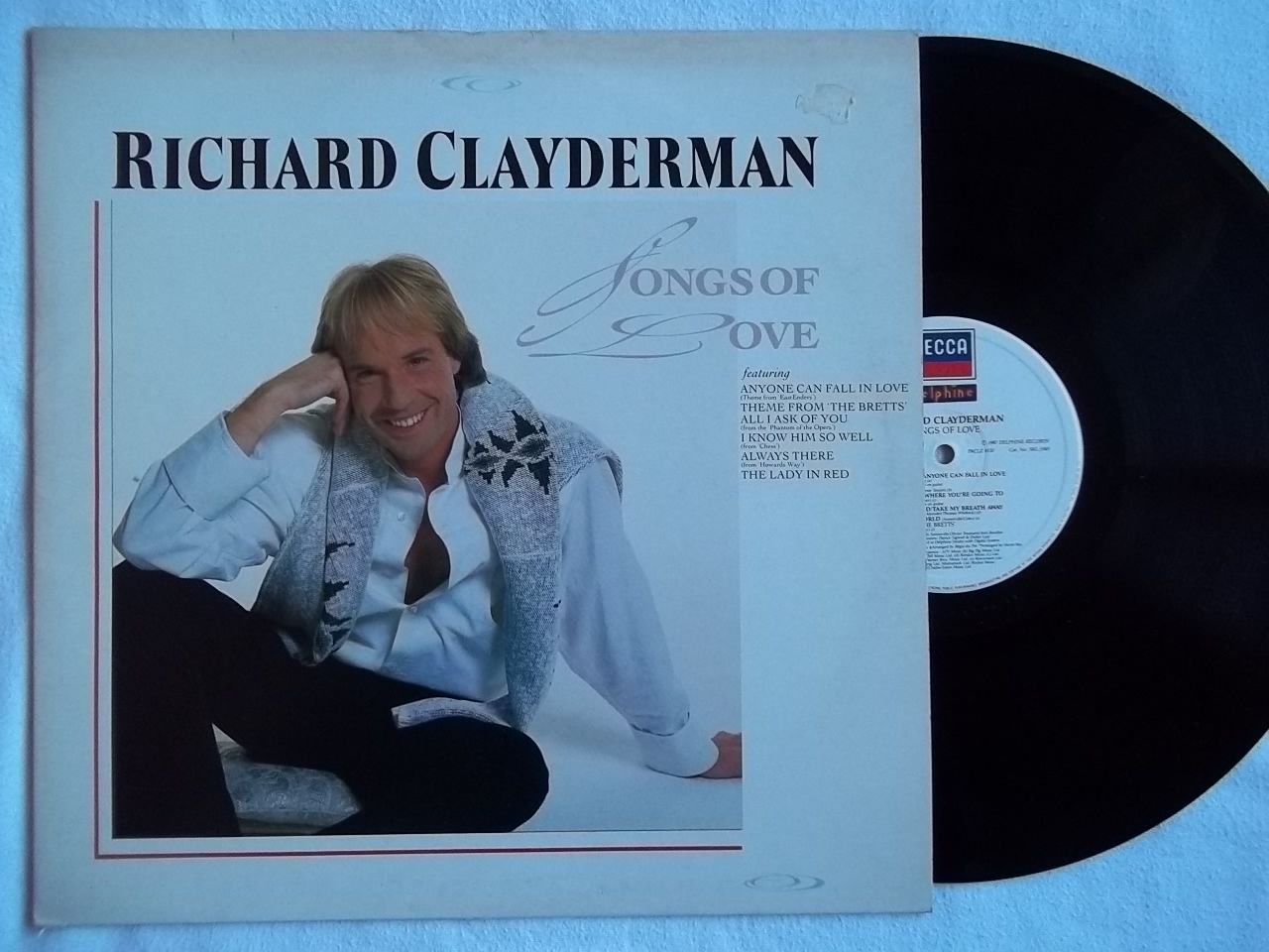 Richard Clayderman Songs Of Love Records, LPs, Vinyl and CDs - MusicStack