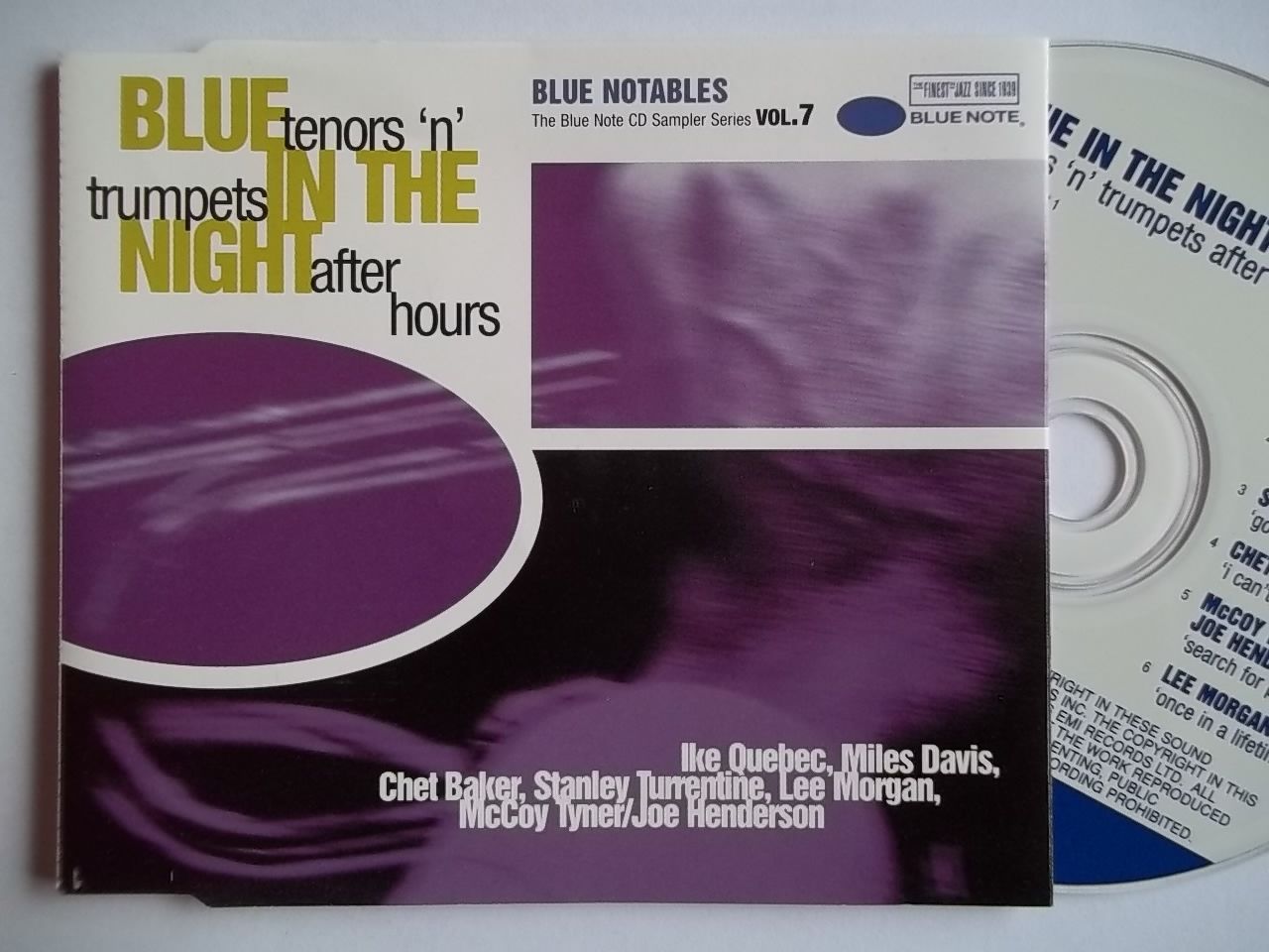Various Artists - Blue In The Night: Tenors N Trumpets After Hours