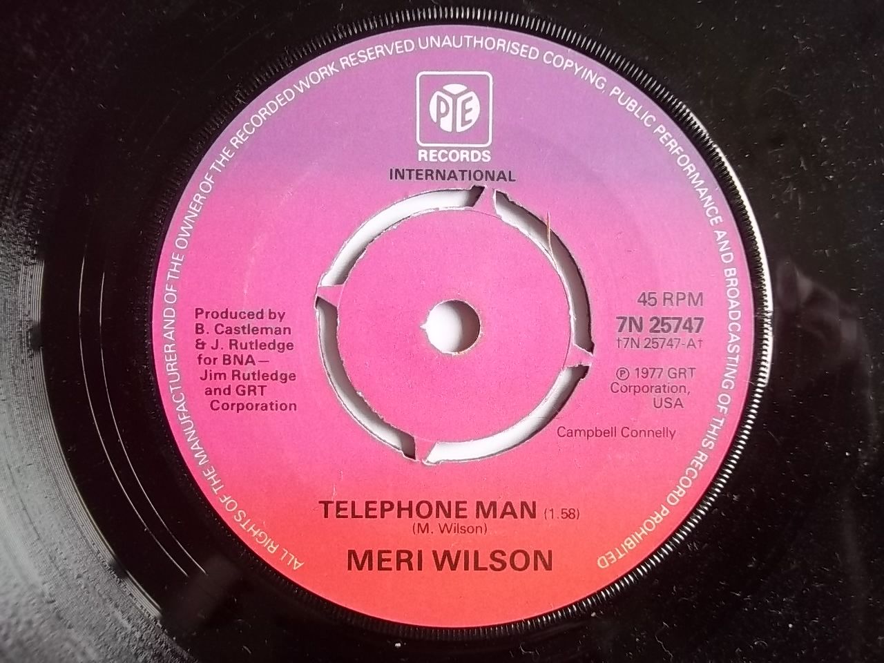 Meri Wilson - Telephone Man Album