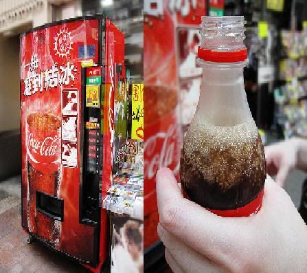 Instant Freezing Coke Sodas