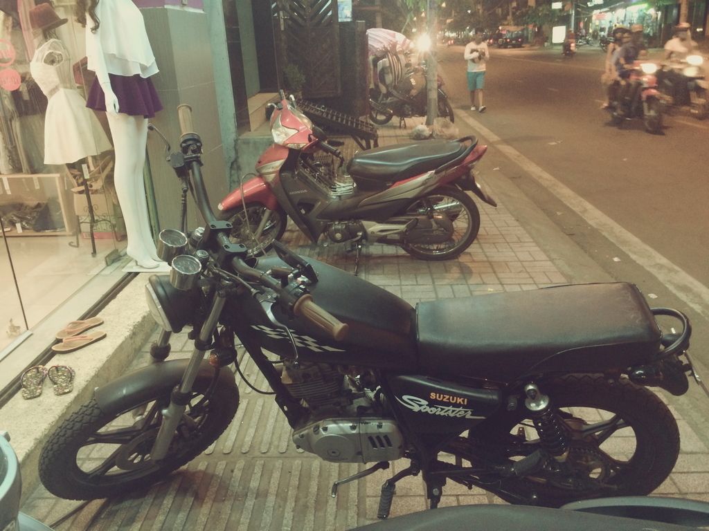 Moto Su gn125 lên full scrambler tracker !! - 3