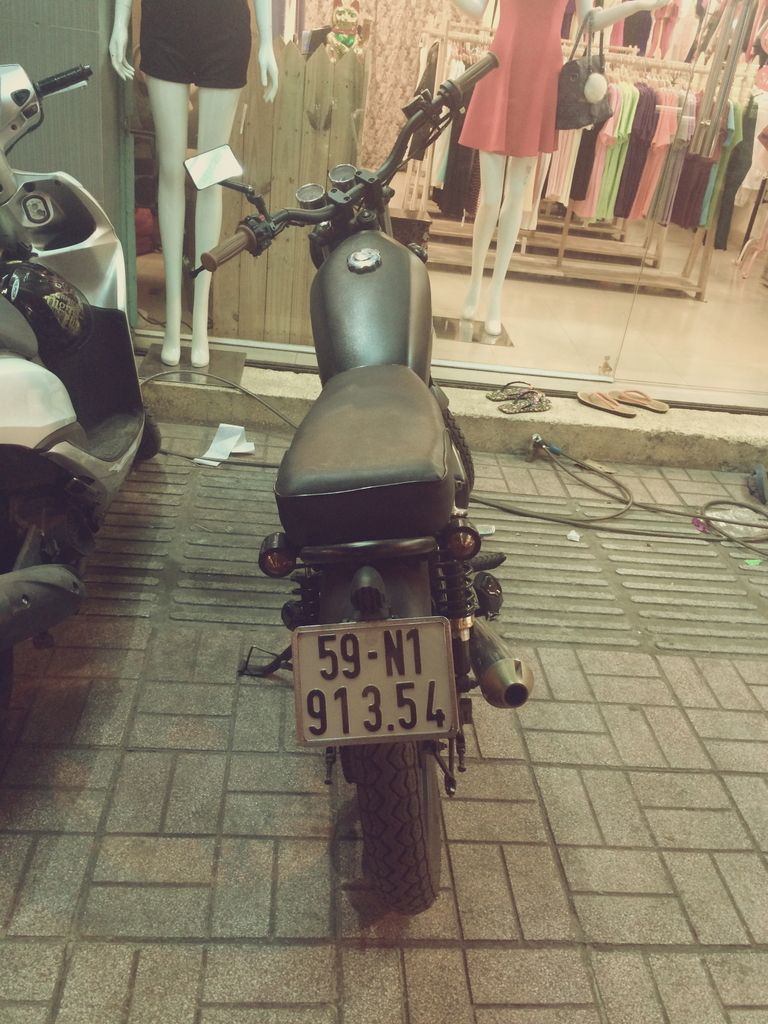 Moto Su gn125 lên full scrambler tracker !! - 4