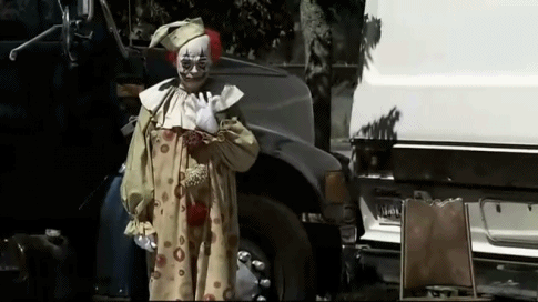 creepy clown photo: Creepy Clown Creepyclown.gif