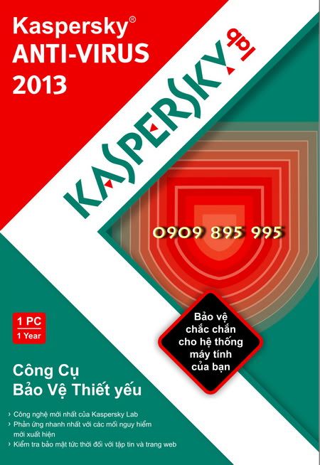 >>> KASPERSKY 2013 fullbox - Chính Hãng-GIÁ RẺ- Gai hàng Tận Nơi Hỗ Trợ Kỹ Thuật < >>> KASPERSKY 2013 fullbox - Chính Hãng-GIÁ RẺ- Gai hàng Tận Nơi Hỗ Trợ Kỹ Thuật <