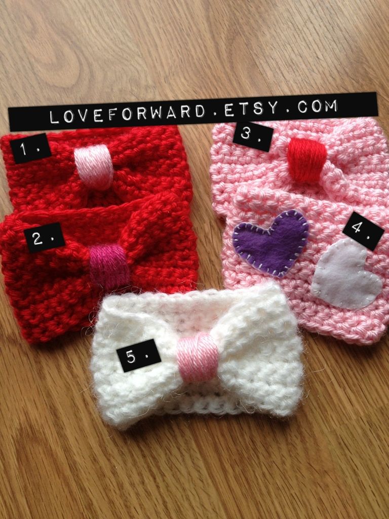 Valentine's Day Bow Cozies!