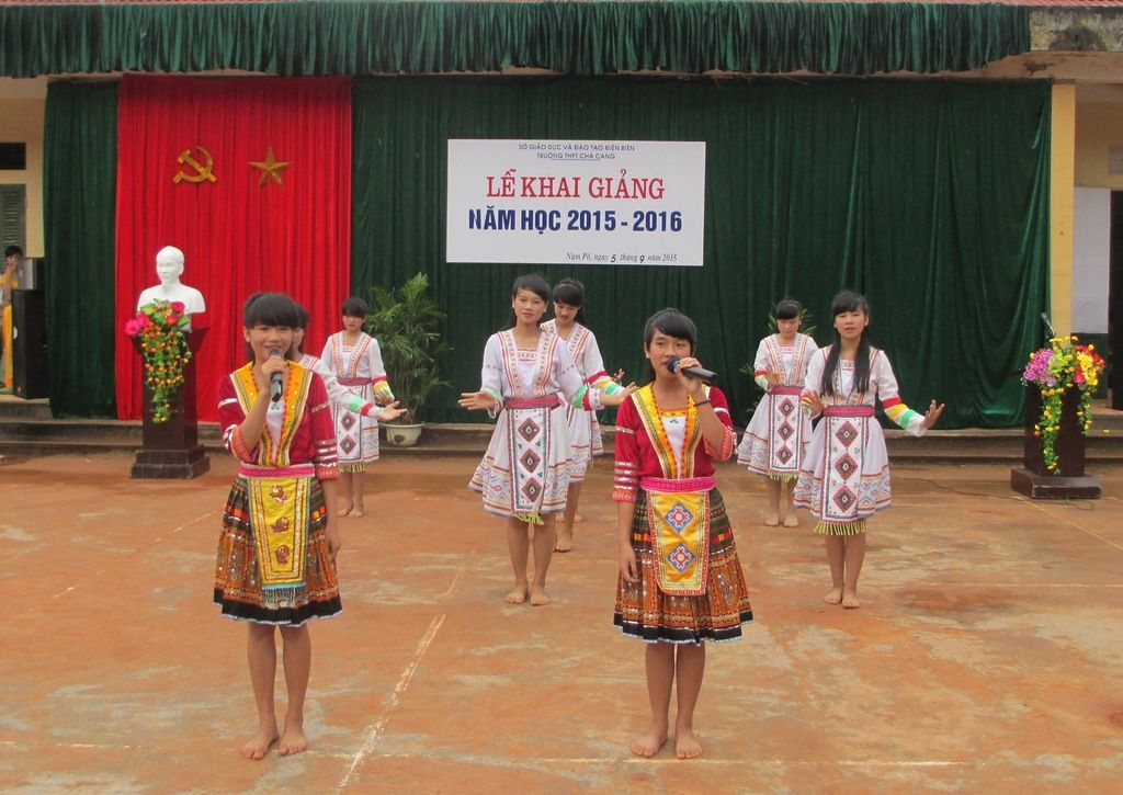 Trường THPT Chà Cang tổ chức Lễ khai giảng năm học mới 2015-2016