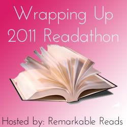 Wrapping up 2011 readathon! #WU2011R