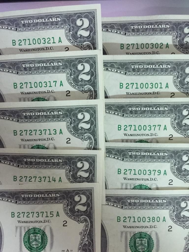 2$ 1928 , 1953 , 1963 , 1976 , 2003 , 1 & 2 Euro , tiền VN series đẹp và các loại - 15