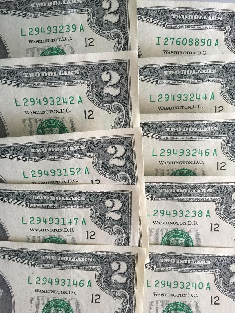 2$ 1928 , 1953 , 1963 , 1976 , 2003 , 1 & 2 Euro , tiền VN series đẹp và các loại - 16