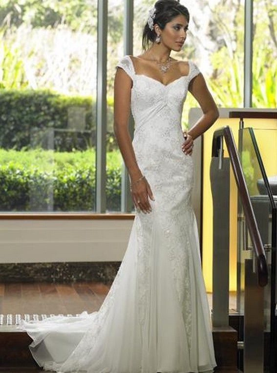 2013 New white/ivory wedding dress custom size 24681012141618