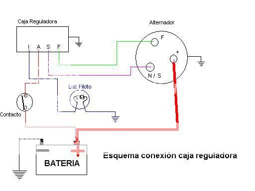 Diagrama de instalacion de alternador de ford #4