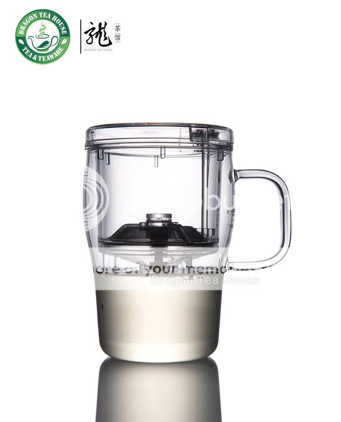 SAMA Clear Glass Gongfu Teamaker Mug 410ml 13.9oz S 005  