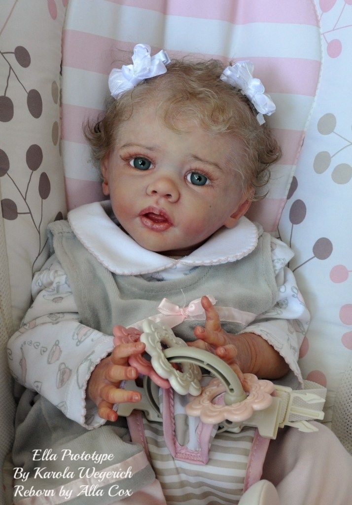 Alla's Babies Reborn Doll Baby Girl Prototype Ella, Karola Wegerich ...