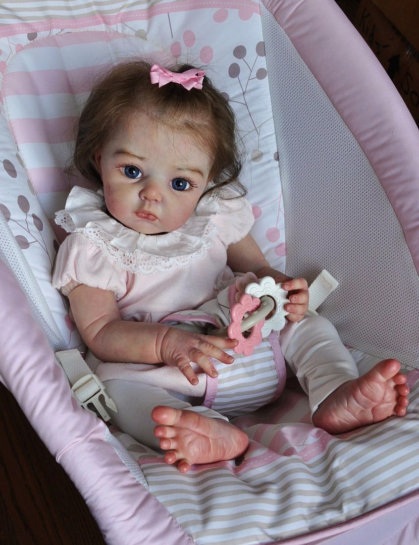 Alla's Babies Reborn Baby Girl Doll Lola, Adrie Stoete sculpt, IIORA | eBay