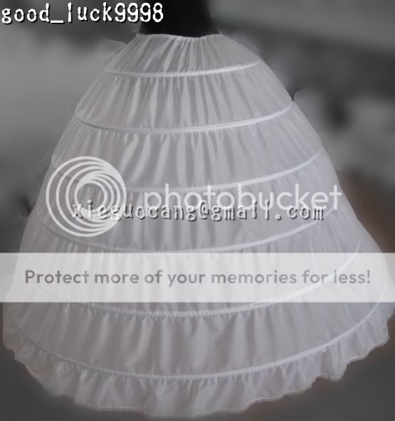 Style Wedding Underskirt/ Crinoline/ Petticoat/ Slips  