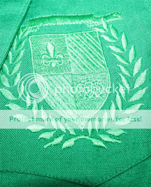 description amazingly beautiful green color fancy embroidered monogram 
