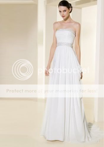 New white Wedding Prom Gown Ball Dress size custom  