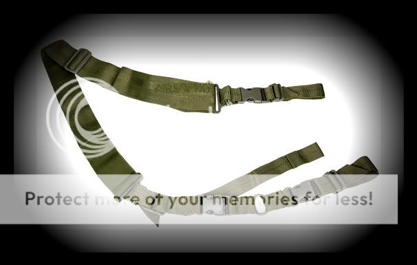 NcSTAR Airsoft Two Point Sling Rifle Strap AARS2PG Grn  