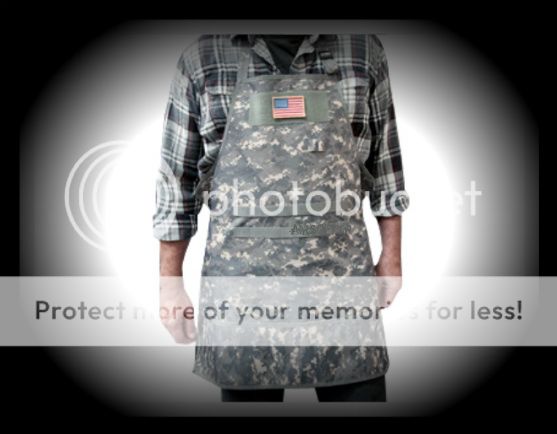 NcSTAR Airsoft Hunting PVC Digital Camo Gunsmith Apron One Size 